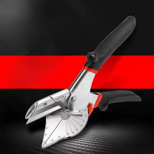 Multi-Angle Bevel Scissors Angle Shear 45–135° – Wire Duct Cutter with Replacement Blades & Spanner