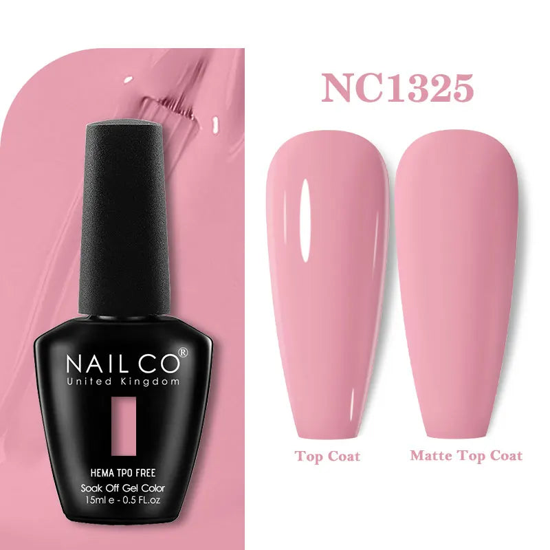 NAILCO Gel Nail Polish – HEMA-Free Soak-Off UV/LED Gel | 15ml | 333 Colors