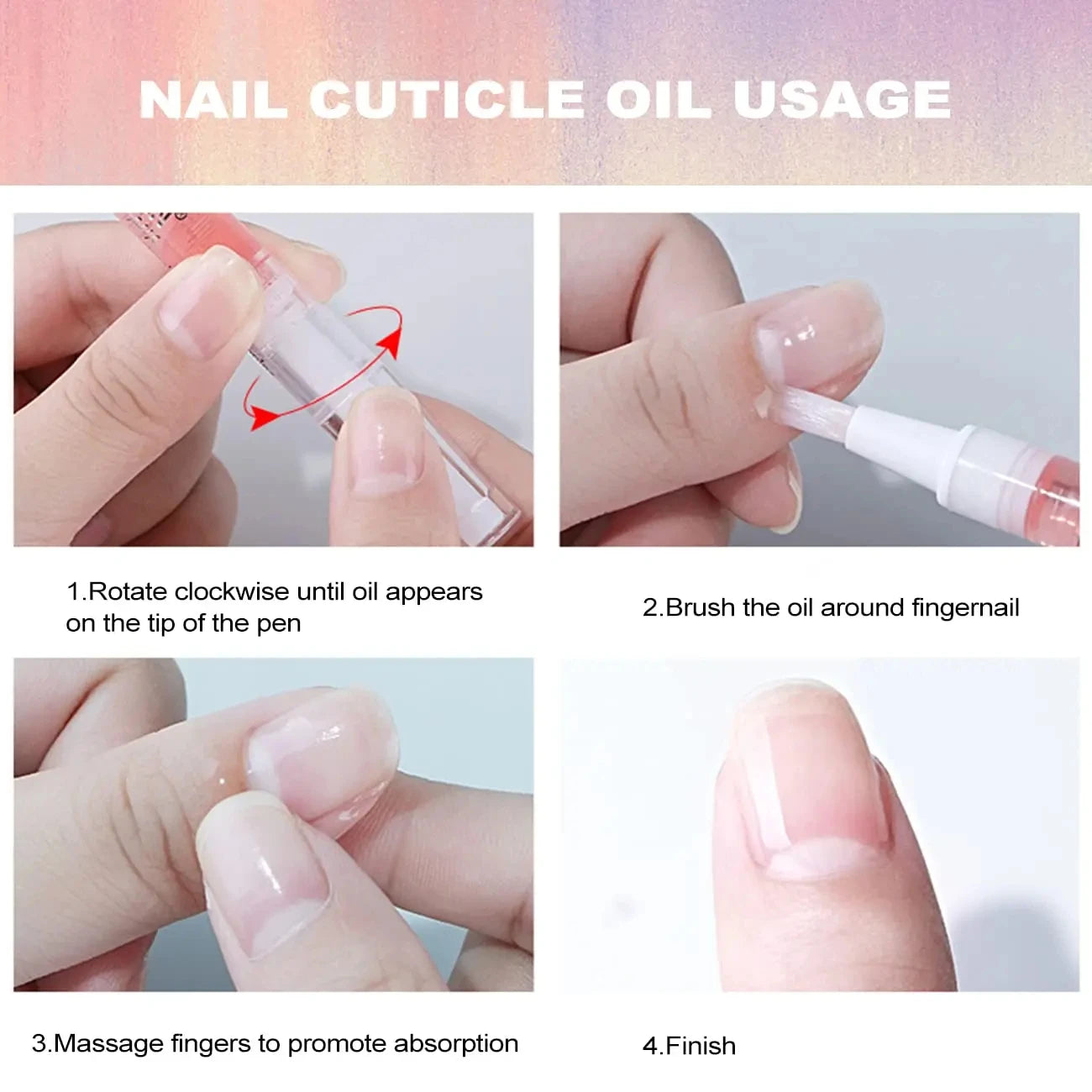 1pcs Cuticle Oil Pen Nail Nutrition Oil Pen Nail Treatment Cuticle Revitalizer Oil Prevent Agnail Nail Polish Nourish Skin Care