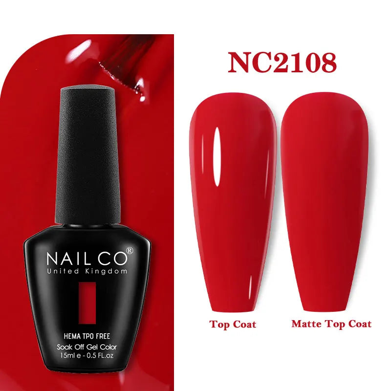 NAILCO Gel Nail Polish – HEMA-Free Soak-Off UV/LED Gel | 15ml | 333 Colors