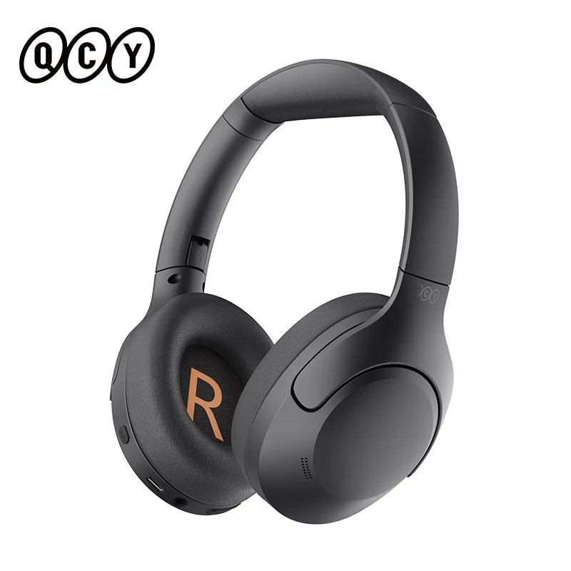 QCY H3 Lite ANC Wireless Headphones — Bluetooth 5.3, 60H Battery, Active Noise Cancelling