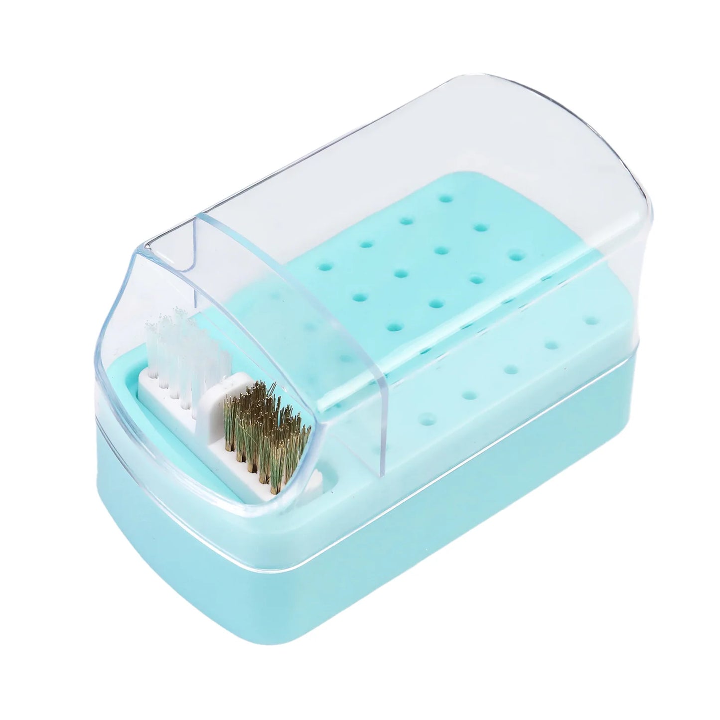 30-Slot Nail Polish Organizer | Acrylic Portable Display Stand | Dustproof Nail Polish Holder for Salon & Home