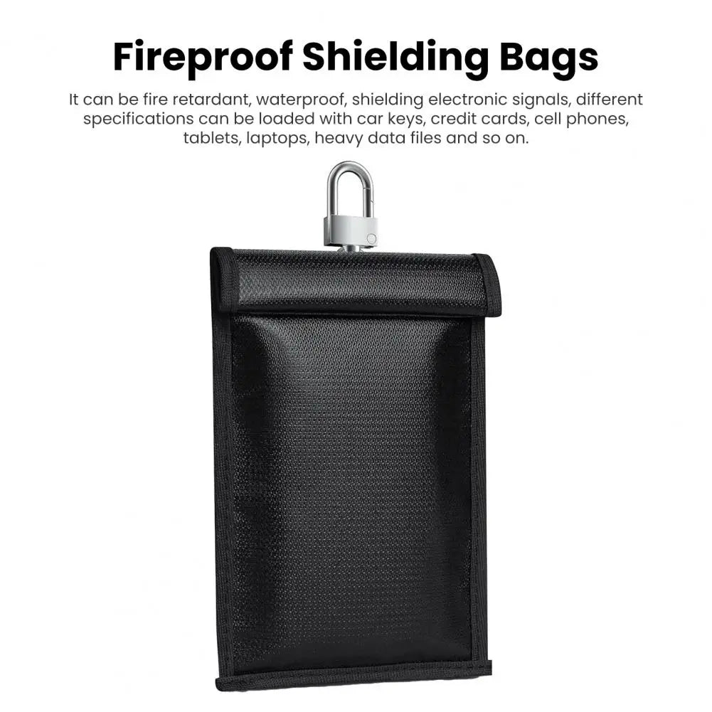Faraday Bag for Laptops & Tablets – RFID & Signal Blocking, Fireproof Shielding