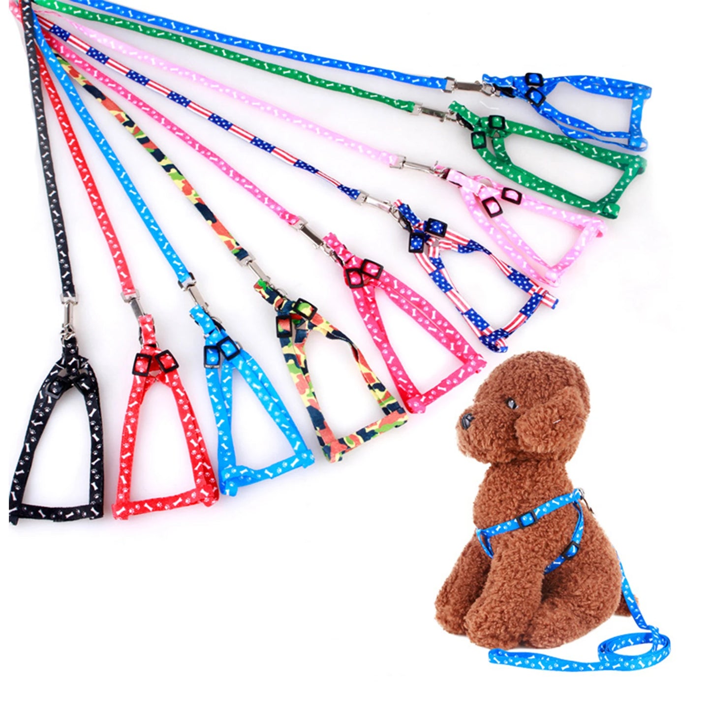 Cute Pet Leash & Harness Set for Small Dogs & Cats