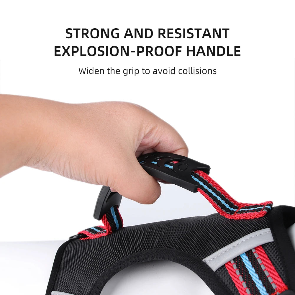 Pet Dog Harness Handle Puppy Collar Large Dog Lead Lightweight Walking Explosion-proof Lift Dog Travel Harnesses Dog Leash