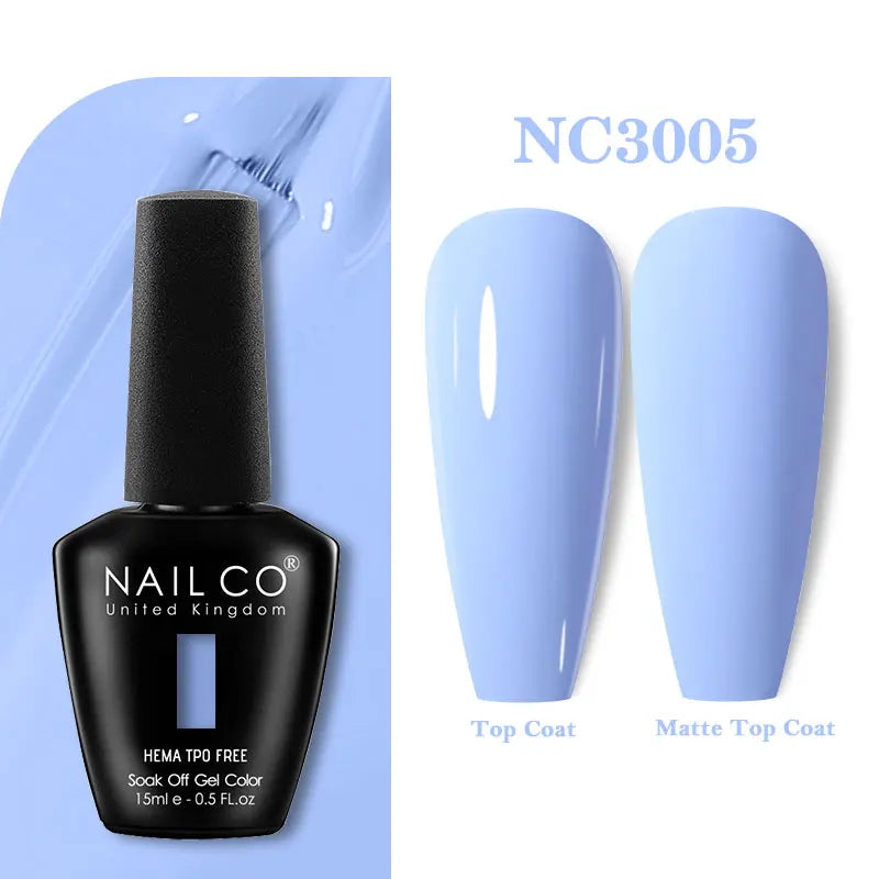 NAILCO Gel Nail Polish – HEMA-Free Soak-Off UV/LED Gel | 15ml | 333 Colors