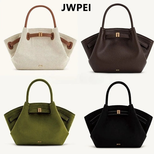 JW PEI Style Dumpling Bag – Large Capacity PU Leather Shoulder Tote Handbag for Women | Multiple Colors