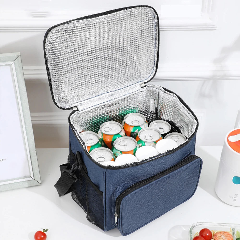 1PC Large capacity insulated box, hand-held crossbody, outdoor ice pack manufacturer, picnic bag, insulated bag