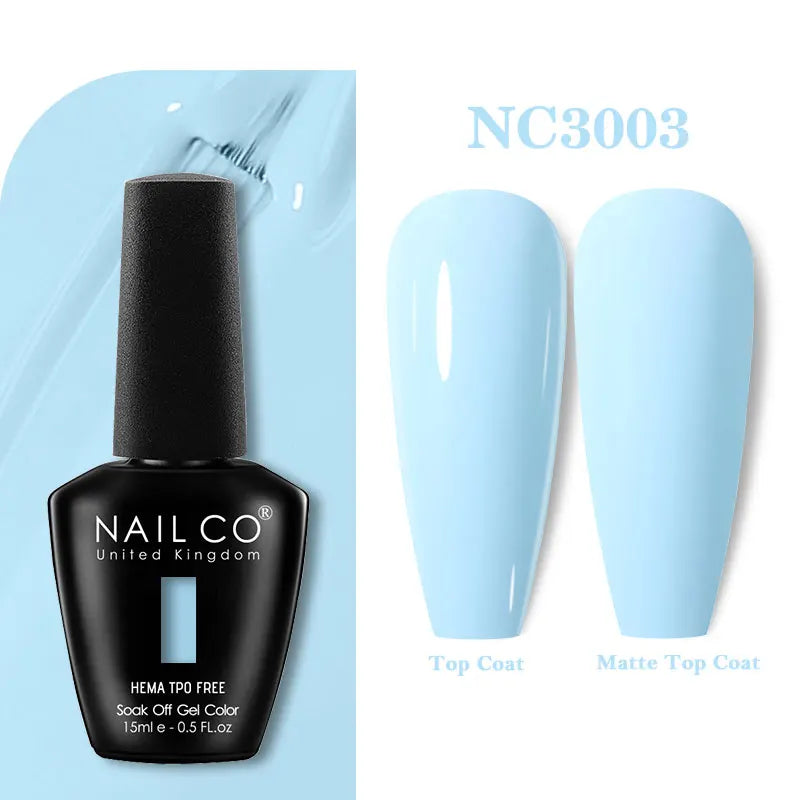 NAILCO Gel Nail Polish – HEMA-Free Soak-Off UV/LED Gel | 15ml | 333 Colors