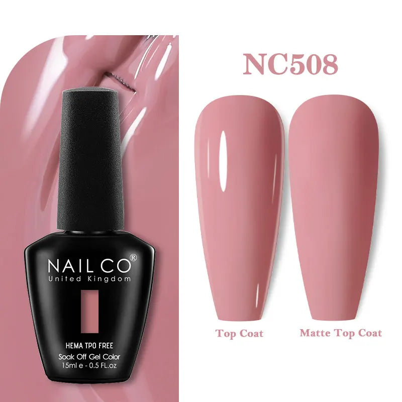 NAILCO Gel Nail Polish – HEMA-Free Soak-Off UV/LED Gel | 15ml | 333 Colors