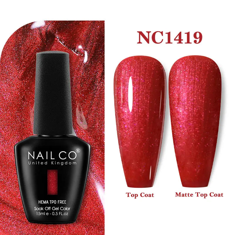 NAILCO Gel Nail Polish – HEMA-Free Soak-Off UV/LED Gel | 15ml | 333 Colors