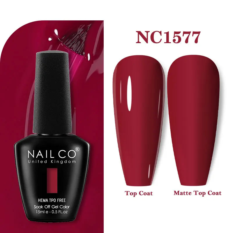 NAILCO Gel Nail Polish – HEMA-Free Soak-Off UV/LED Gel | 15ml | 333 Colors