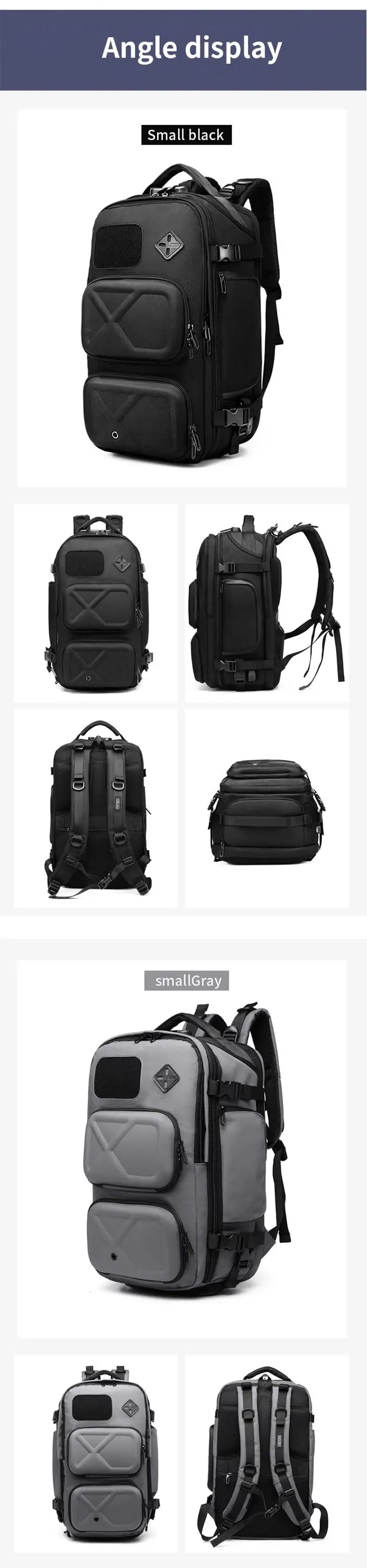Tactical Cross Backpack | High-Capacity Men's Hiking & Sling Bag with Belt Pack Option