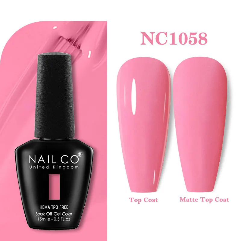 NAILCO Gel Nail Polish – HEMA-Free Soak-Off UV/LED Gel | 15ml | 333 Colors