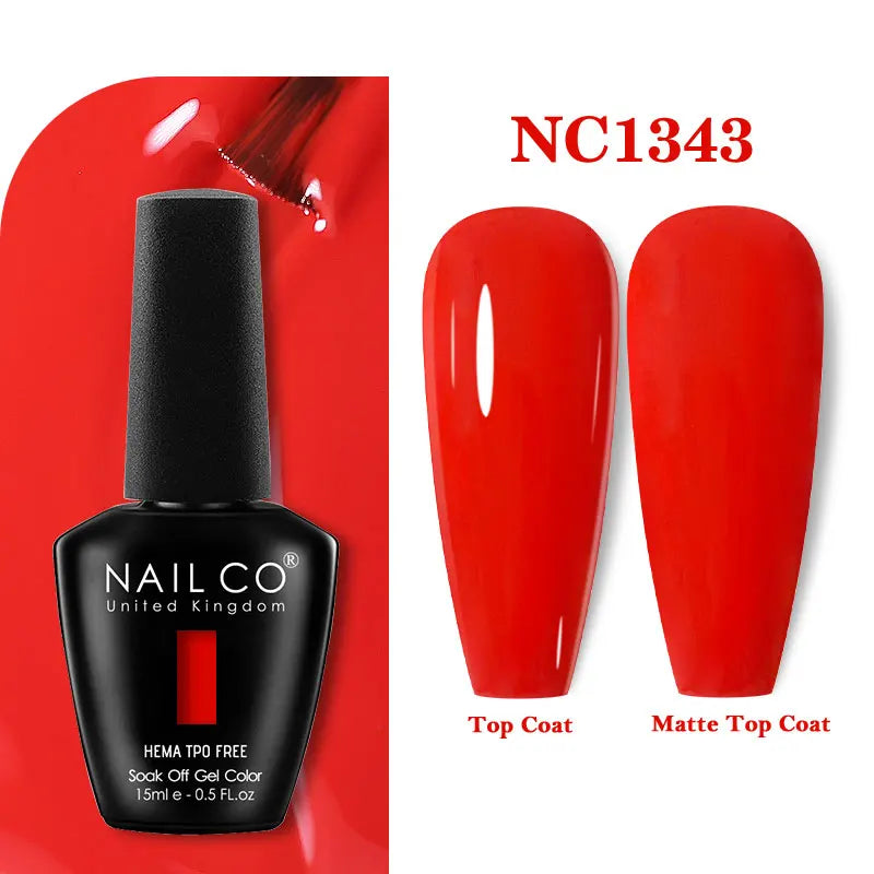 NAILCO Gel Nail Polish – HEMA-Free Soak-Off UV/LED Gel | 15ml | 333 Colors