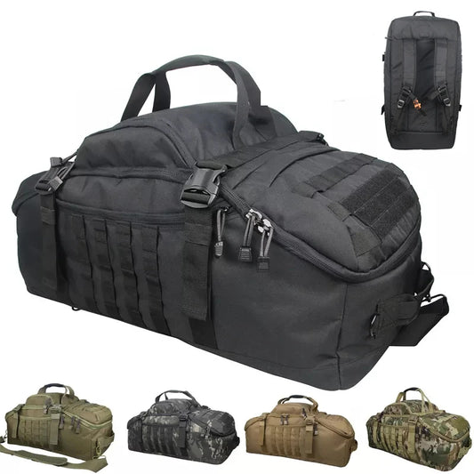 Tactical MOLLE Duffle Backpack – 25L / 45L / 80L Sport & Camping Bag for Men & Women