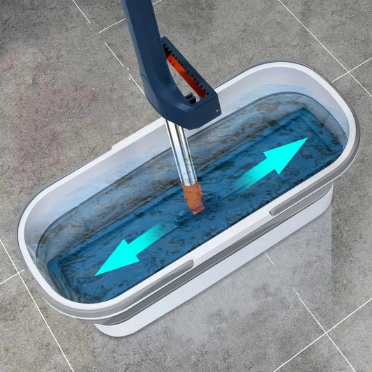 30L Folding Mop Bucket – Collapsible Plastic Washing Basin for Camping, Cleaning & Home Use