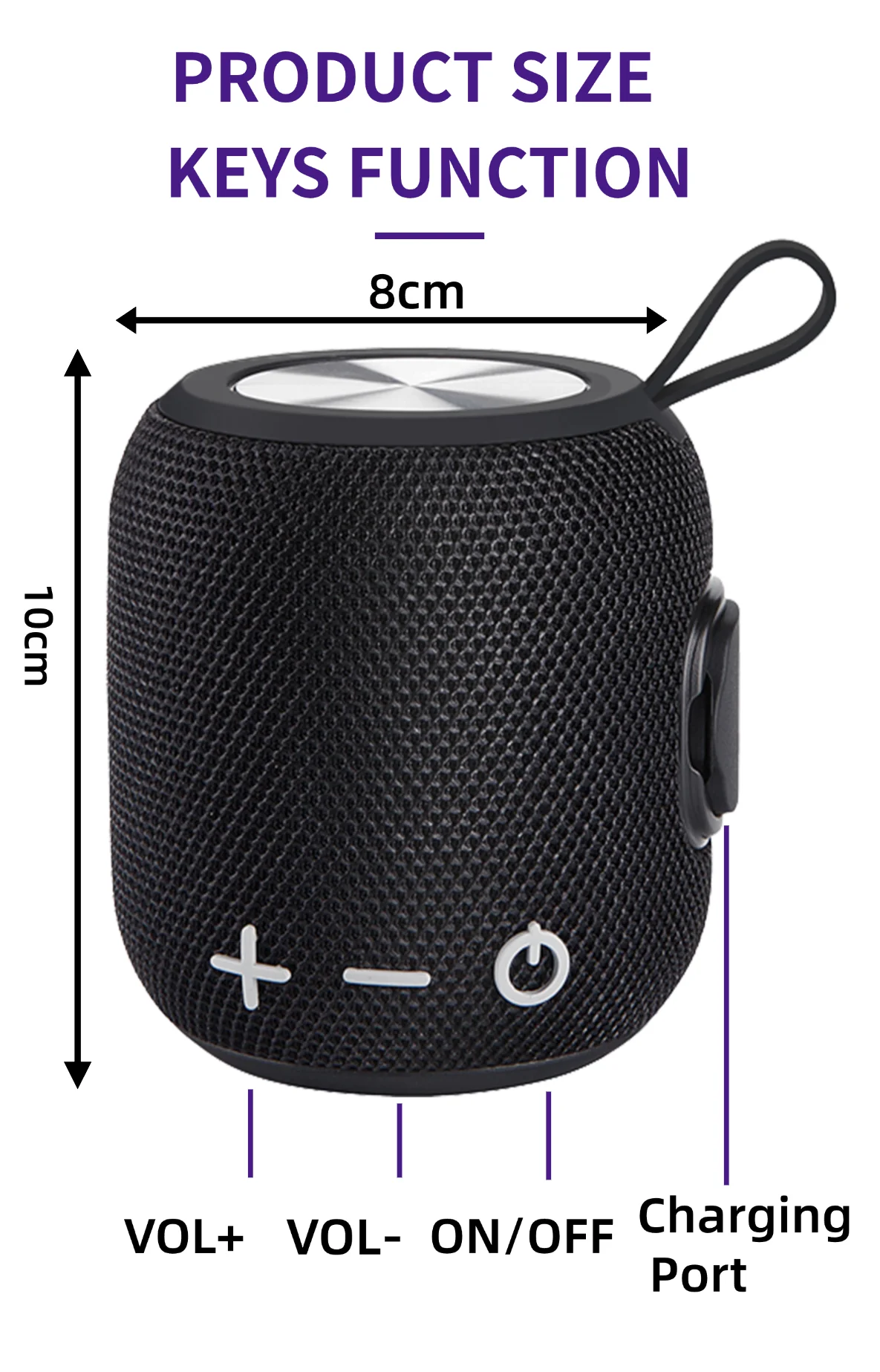 Deep Bass IPX7 Waterproof Bluetooth Speaker — TWS Stereo, Loud Outdoor Sound, 2-Pack