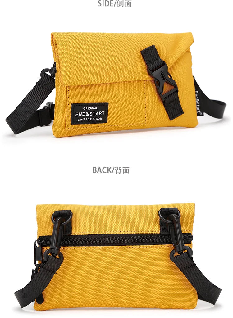 Men's Crossbody  Mini Bag Lightweight Mobile Phone  Female Japanese Style Bag Casual Cross Straddle Small Backpack Male 가방