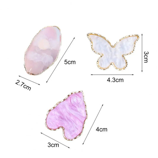 3D Resin Nail Color Display Palette | Gel Polish Mixing & Showing Plate