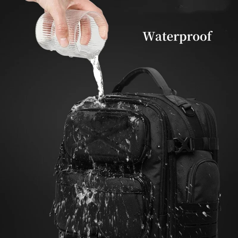 Ozuko Men's Waterproof Travel Backpack | Large Capacity Laptop Bag with Shoe Compartment