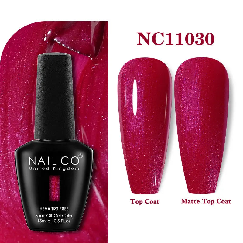 NAILCO Gel Nail Polish – HEMA-Free Soak-Off UV/LED Gel | 15ml | 333 Colors