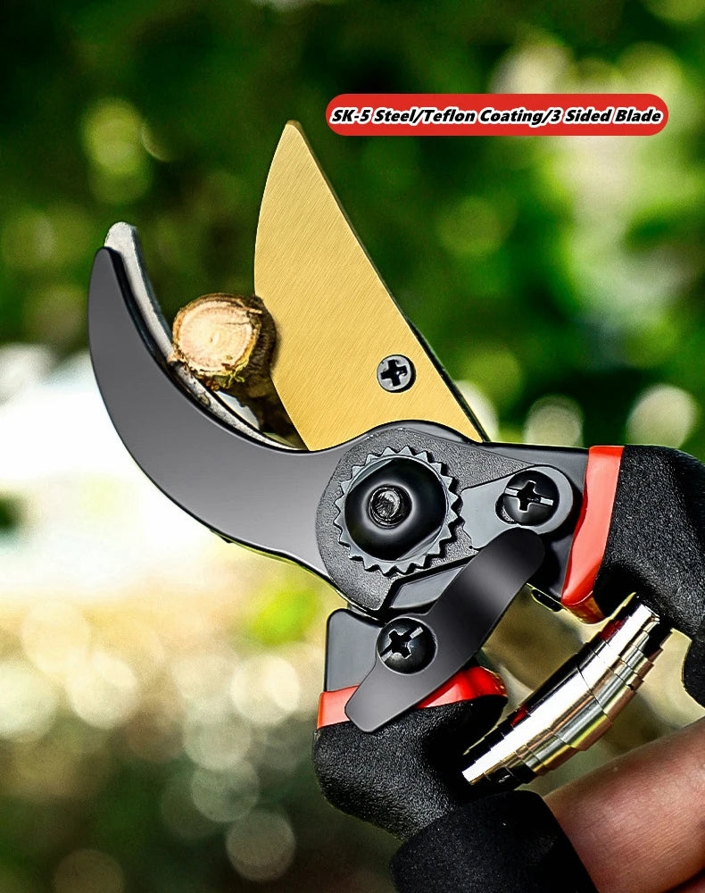 NIUXIANG Labor-Saving Garden Pruning Shears – SK-5 Carbon Steel Scissors for Bonsai, Fruit Trees, Flowers & Branches | 6 Types
