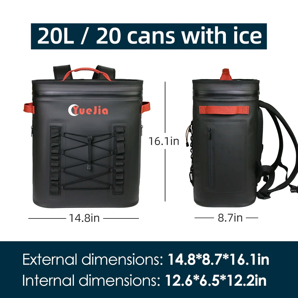 Use Insulated Lunch Food Can Cooler Backpack Ice Cooler Box Portable Soft Coolers Waterproof Insulated Box