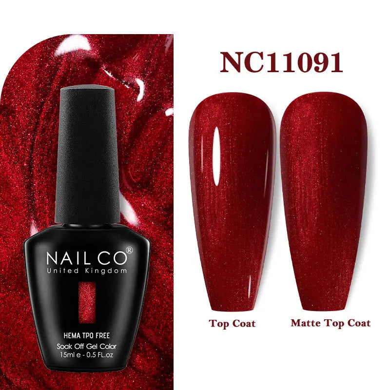 NAILCO Gel Nail Polish – HEMA-Free Soak-Off UV/LED Gel | 15ml | 333 Colors