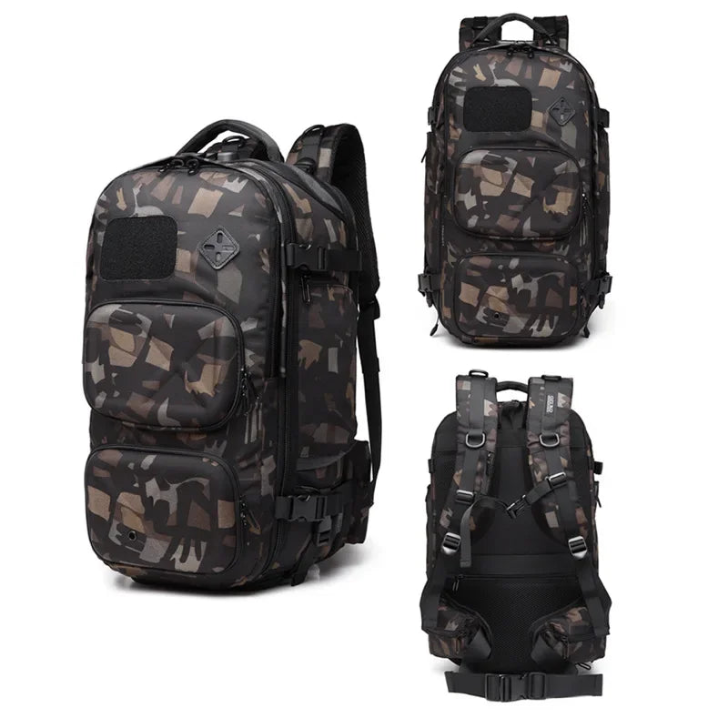 Tactical Cross Backpack | High-Capacity Men's Hiking & Sling Bag with Belt Pack Option