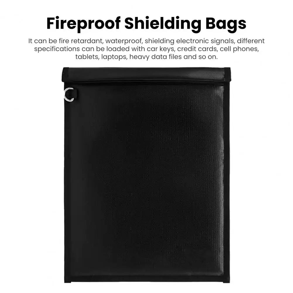 Faraday Bag for Laptops & Tablets – RFID & Signal Blocking, Fireproof Shielding