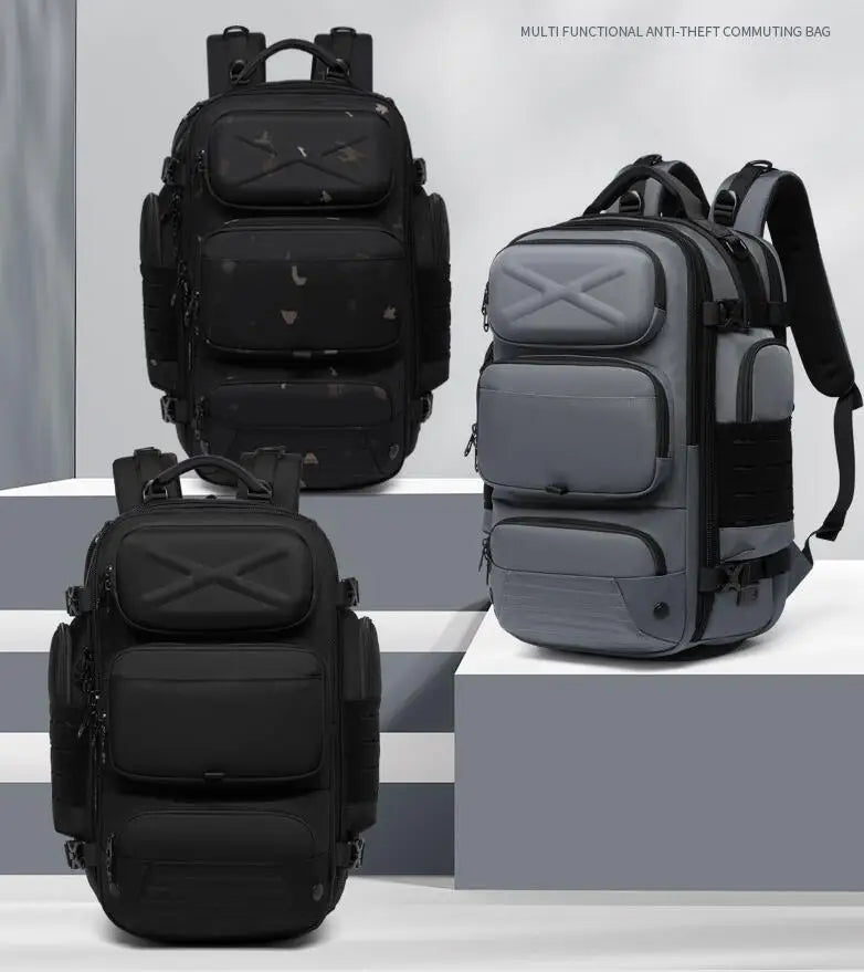 Large Capacity Waterproof Travel Backpack | Men's Outdoor Multi-Function Weekend Bag