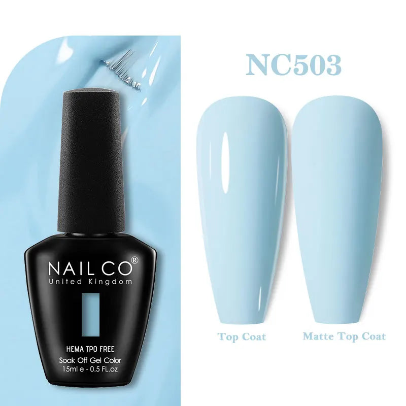 NAILCO Gel Nail Polish – HEMA-Free Soak-Off UV/LED Gel | 15ml | 333 Colors