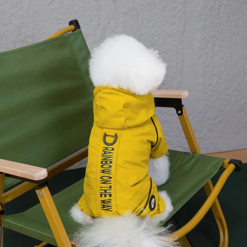 Waterproof Pet Jumpsuits Winter Fleece Dog Clothes Coat with D-ring For Small Dogs Yorkshire Bichon Puppy Clothing ropa perro