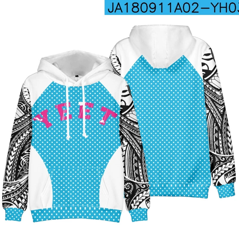 Jey Uso Yeet Hoodies Merch Hooded Women/Men Fashion Casual Streetwear Sweatshirts Clothing Fashion Hoodie Outwear