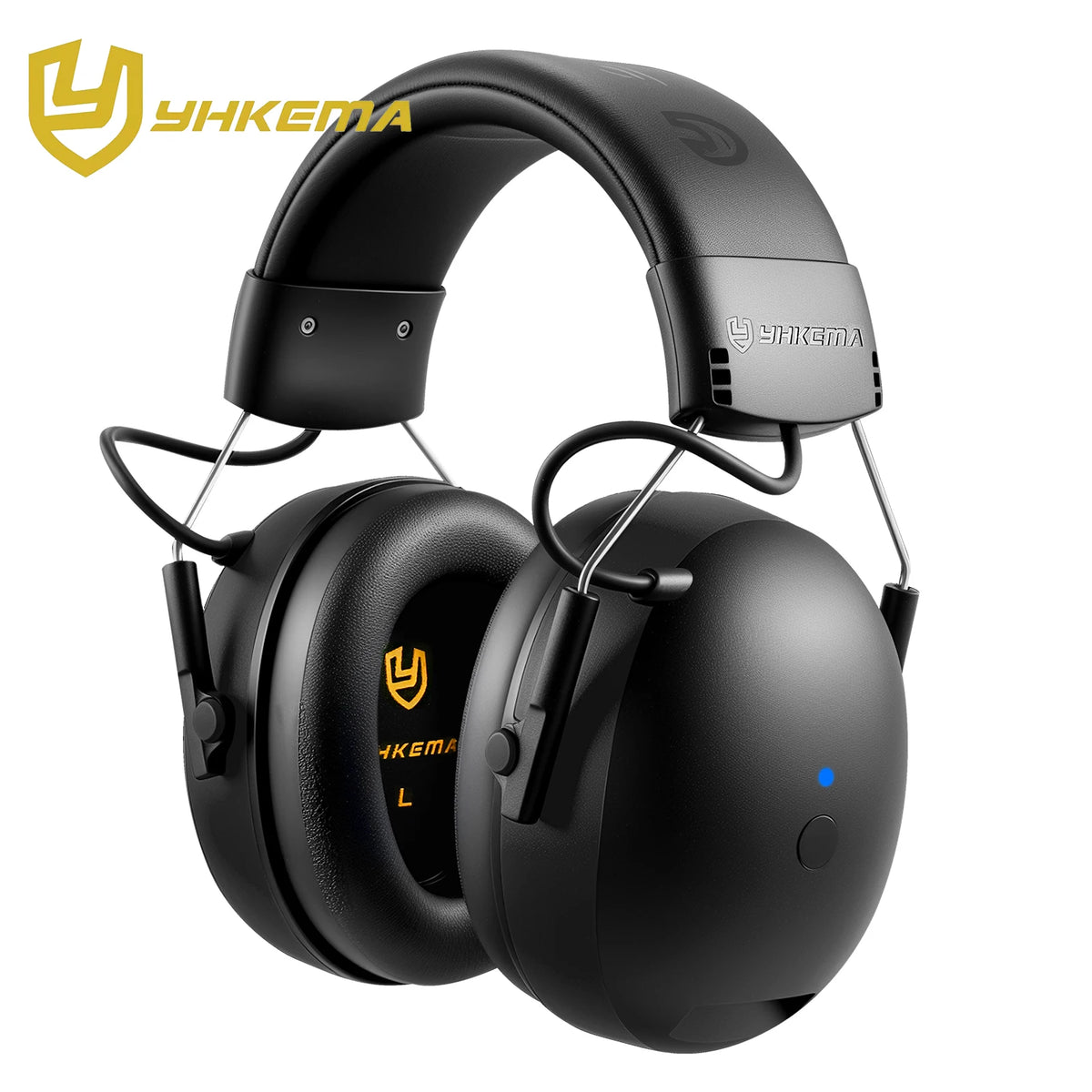 YHKEMA Bluetooth Hearing Protection Earmuffs | Noise Reduction Safety Headphones with Music & Call Support