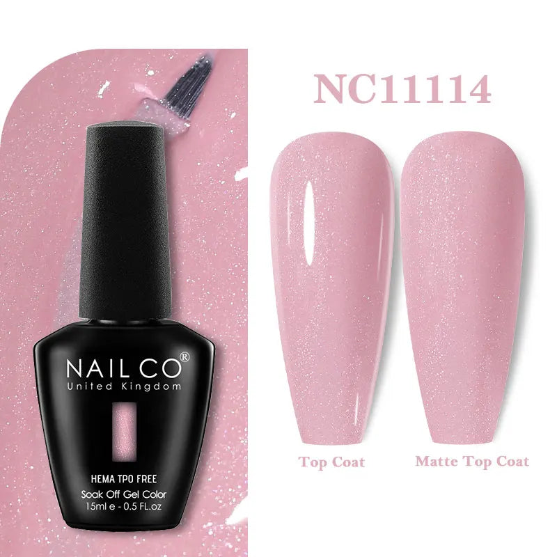NAILCO Gel Nail Polish – HEMA-Free Soak-Off UV/LED Gel | 15ml | 333 Colors