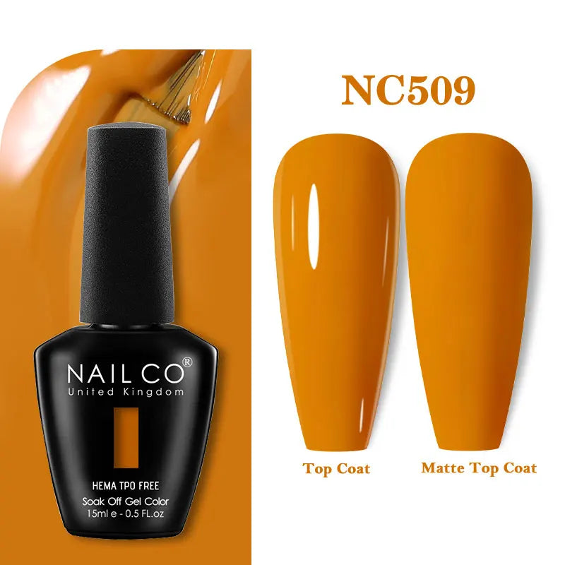 NAILCO Gel Nail Polish – HEMA-Free Soak-Off UV/LED Gel | 15ml | 333 Colors