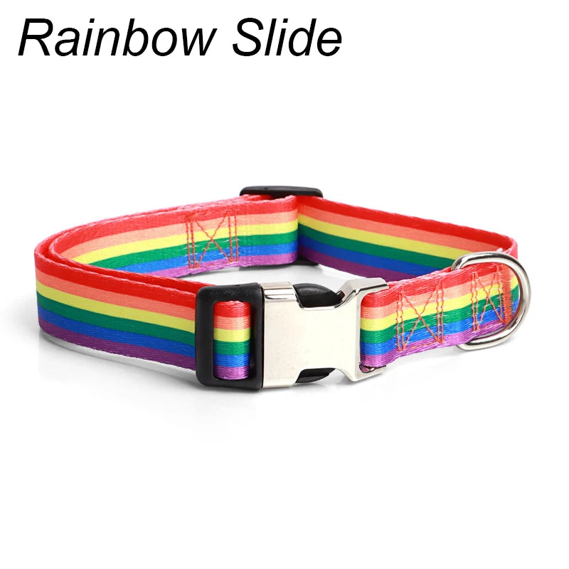 Forest Pattern Collar Pet Accessories Pet Stripes Polyester National Wind Dog Rope Adjustable Nylon Dog Collar Personalized