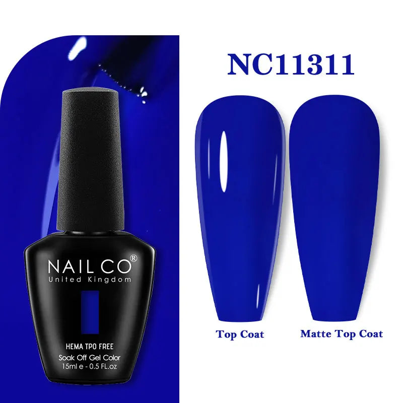 NAILCO Gel Nail Polish – HEMA-Free Soak-Off UV/LED Gel | 15ml | 333 Colors