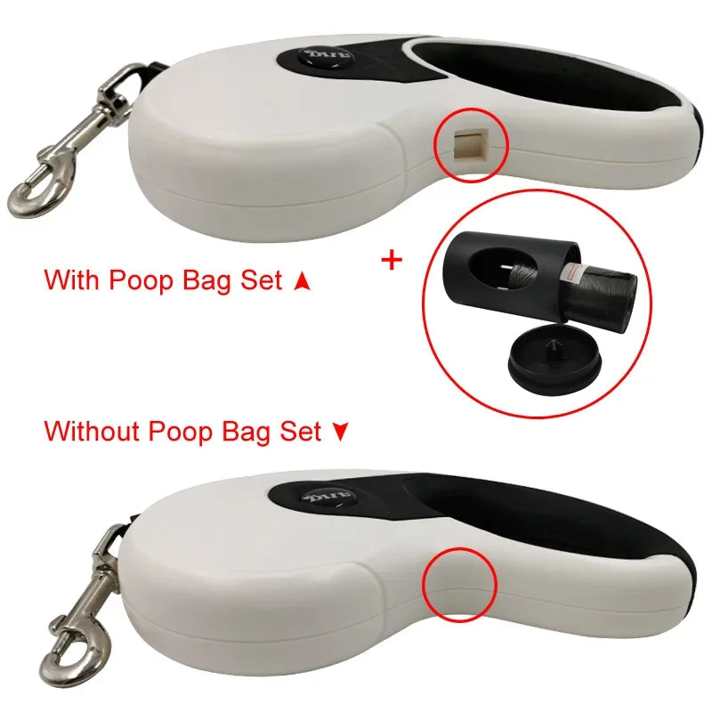 3m 5m 8m Retractable Leash for Dogs Durable Nylon Pet Walking Running Leash Rope Long Automatic Flexible Puppy Leashes Lead