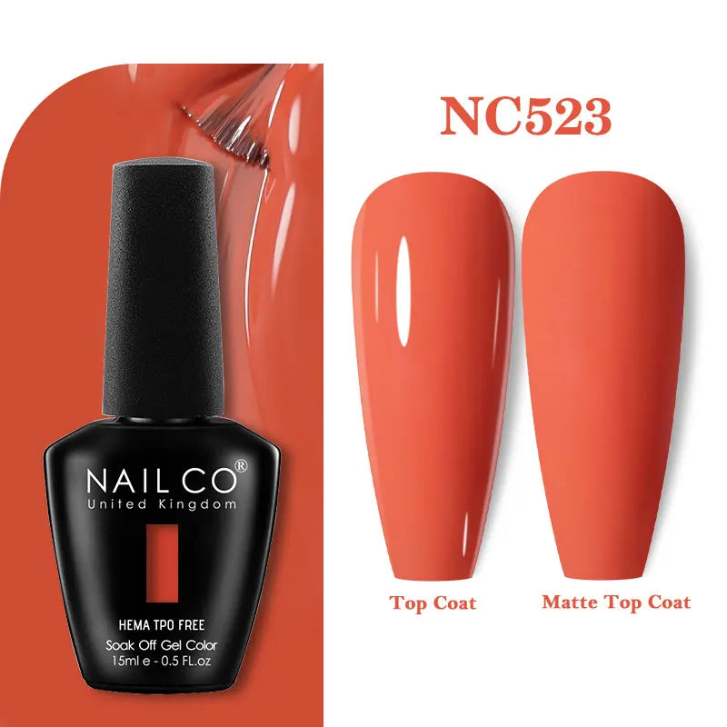NAILCO Gel Nail Polish – HEMA-Free Soak-Off UV/LED Gel | 15ml | 333 Colors