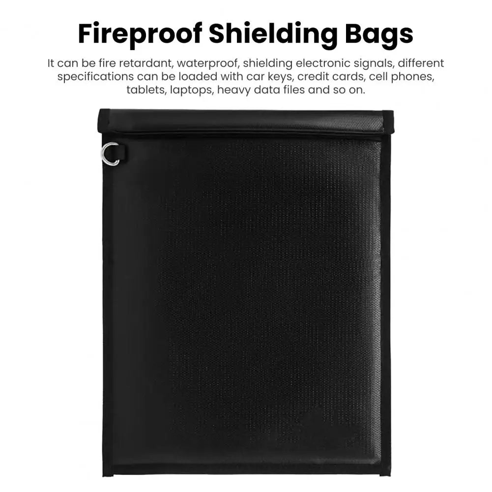 Faraday Bag for Laptops & Tablets – RFID & Signal Blocking, Fireproof Shielding
