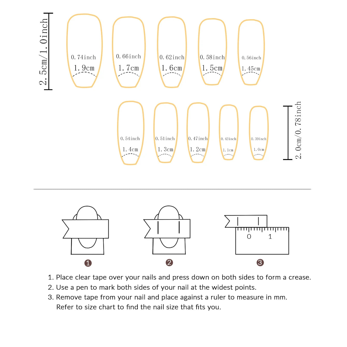 24-Piece Short Square Press-On Nails – Pinkish-White Gradient with Nail Glue & File Kit