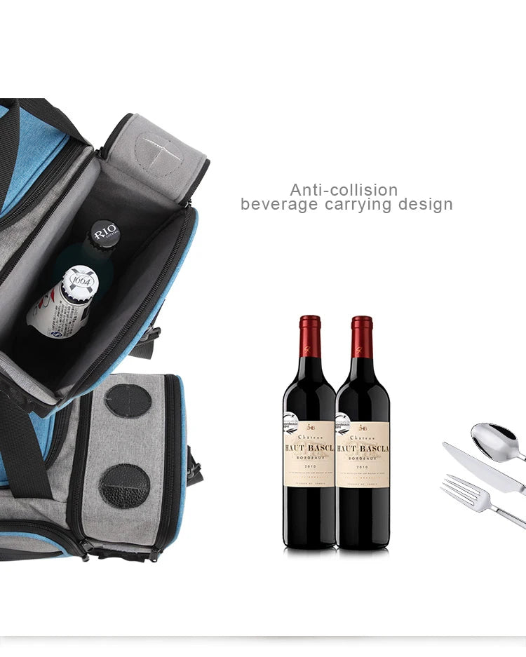 Insulated Lunch Bag — Waterproof Thermal Food Container with Adjustable Shoulder Strap