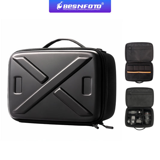 Besnfoto X-01 Hard Shell Waterproof Camera Bag – Shockproof Travel Case with Custom Dividers