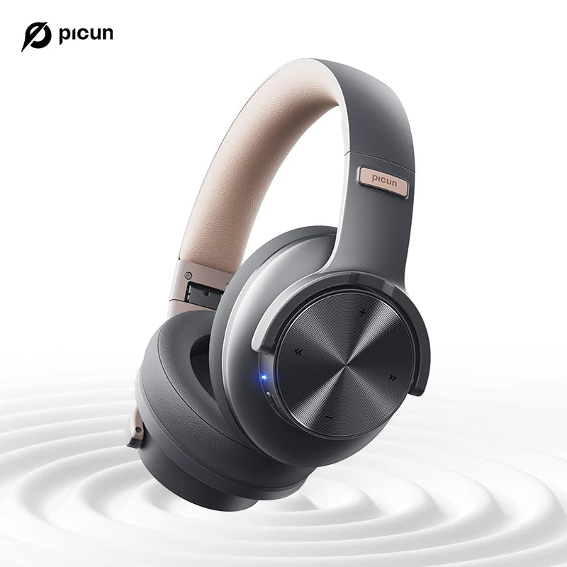 Picun B8 Wireless Headphones — 120Hr Battery, Bluetooth 5.3 & 3 EQ Modes