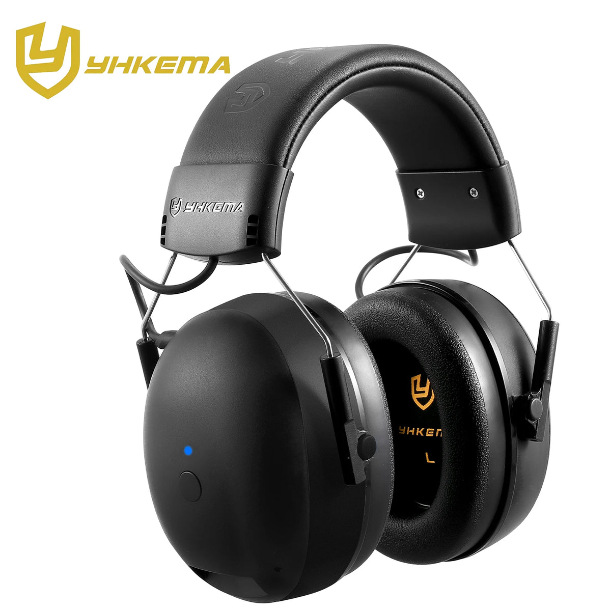 YHKEMA Bluetooth Hearing Protection Earmuffs | Noise Reduction Safety Headphones with Music & Call Support