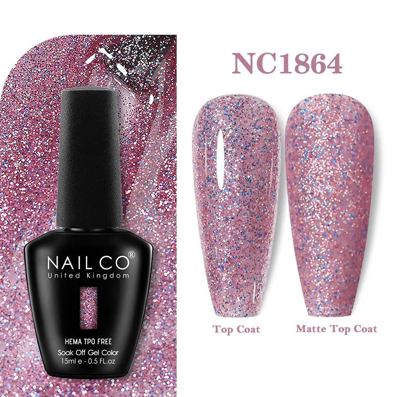 NAILCO Gel Nail Polish – HEMA-Free Soak-Off UV/LED Gel | 15ml | 333 Colors