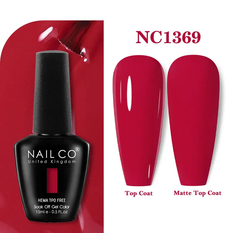 NAILCO Gel Nail Polish – HEMA-Free Soak-Off UV/LED Gel | 15ml | 333 Colors